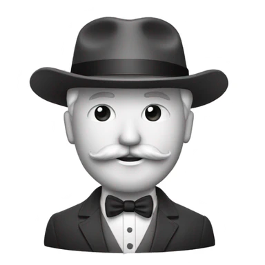 Un gars blanc avec une fine moustache Coupe de cheveux à l’américaine, toujours en costume, mais à la fois décontracté sticker