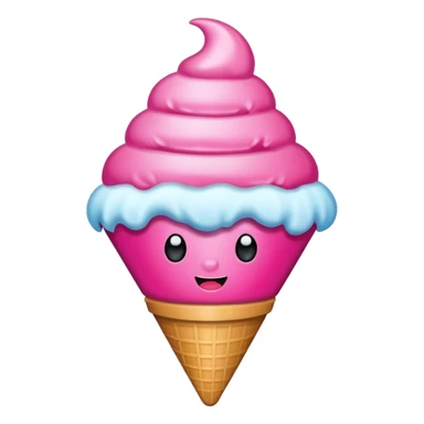 pink snow cone sticker