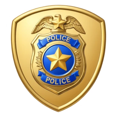 police badge sticker