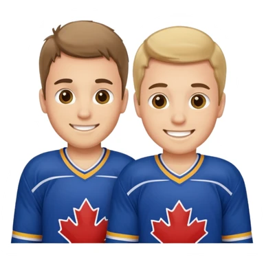 Hockey brothers sticker