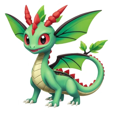 Meloetta-Flygon-Spyro-Toothless-Stitch-Pokémon-Fakémon-creature-hybrid sticker