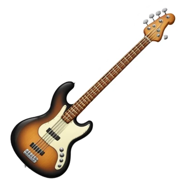 Bass guitar sticker