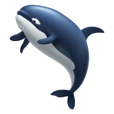 Une baleine qui dance sticker
