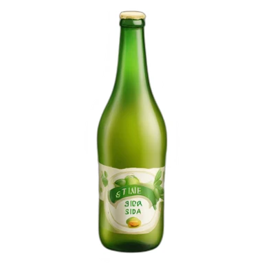 Botella de sidra sticker