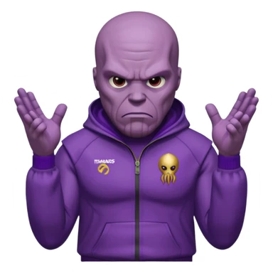 thanos from squid game sticker