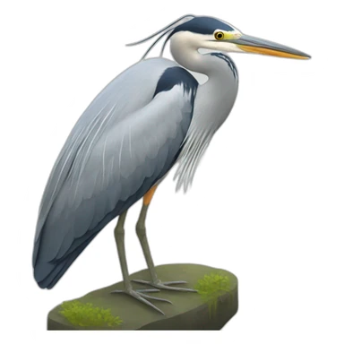Heron sticker