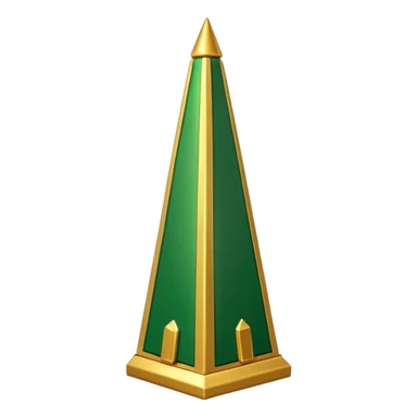 Christmas obelisk sticker