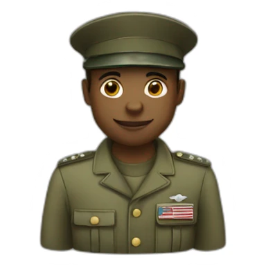 soldier-salute sticker