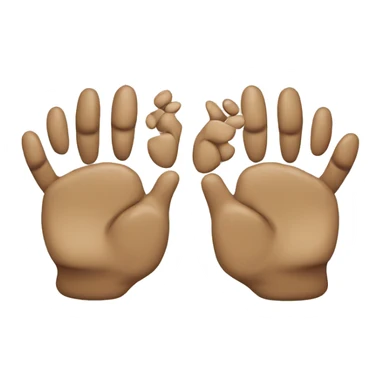 two dog paw doing a handshake sticker