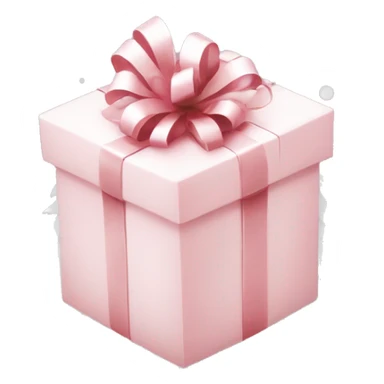 Light pink Christmas gifts under a white Christmas tree  sticker