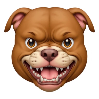 Angry Pitbull sticker