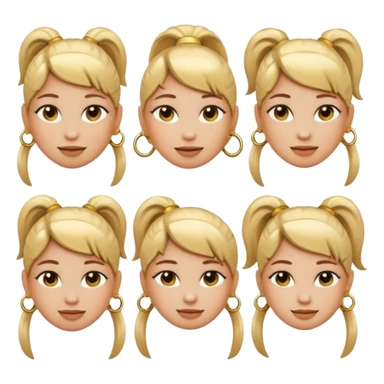 Clean girl emojis sticker