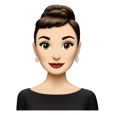 Audrey Hepburn sticker