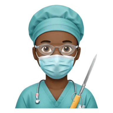 Black surgeon sticker