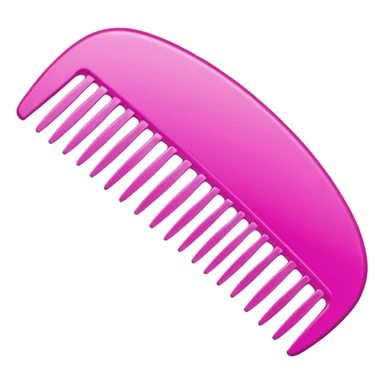 Pink comb sticker