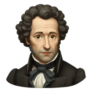 pushkin-russian-writer sticker
