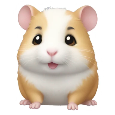 cute  blu hamster sticker