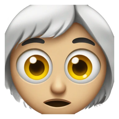 annoyed rolling eye sticker