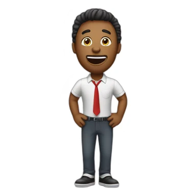 standup comedian on stage sticker