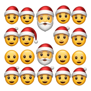 christmas emojis sticker