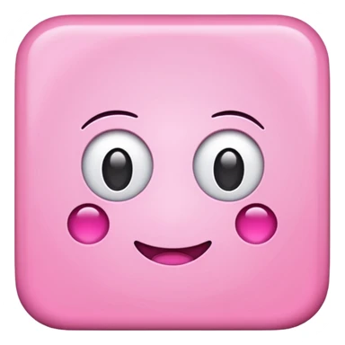 pink simple plan square sticker