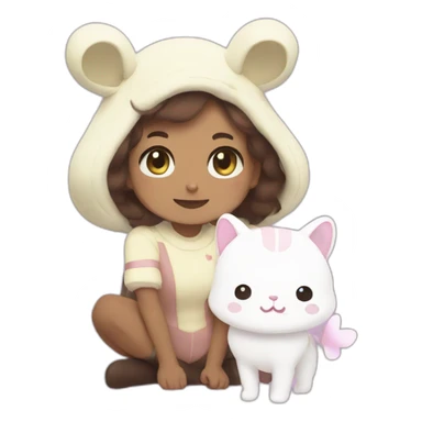 Bee and puppycat sticker