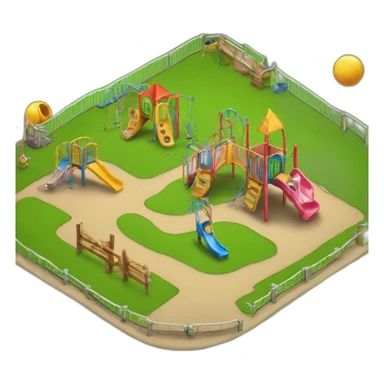 Kids playground sticker
