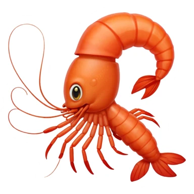 shrim learning (animation style) sticker
