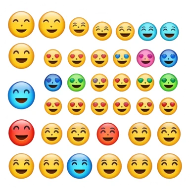 emoji pack for mobile social network sticker
