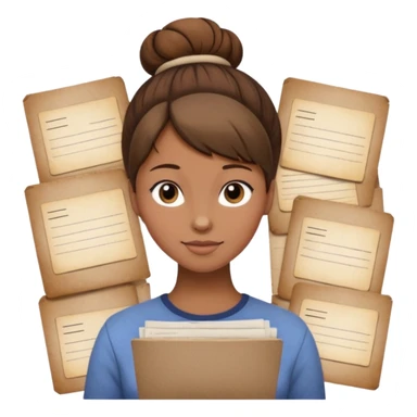 one photo with bun like catalog cards from delivery  sticker