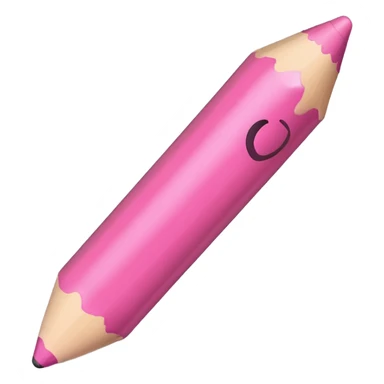 pink crayon sticker