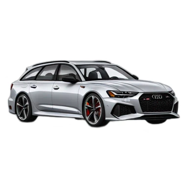 car, audi rs6 sticker