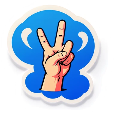 Pinky finger to pinky finger with fart sticker