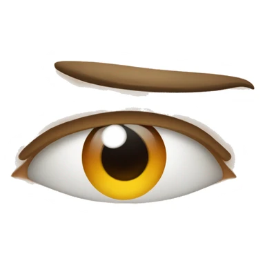 Eye twitching emoji sticker