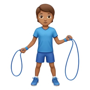 Boy with Skipping rope sticker
