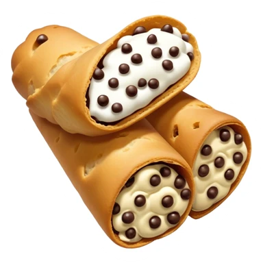  cannoli with chocolate chips luxury  sticker