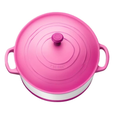 Pink le creuset Dutch oven sticker