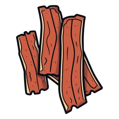 Dried Beef jerky  sticker
