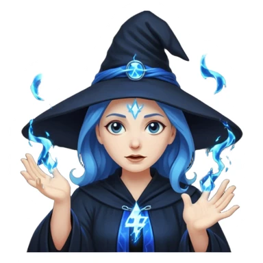 Witch being electrocuted sticker