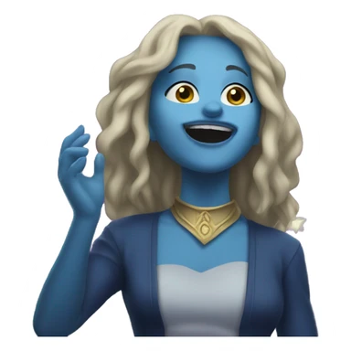 Laufey the girl singing on stage sticker