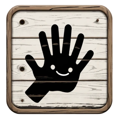 do not touch sign sticker