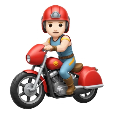 Hog rider inverted  sticker