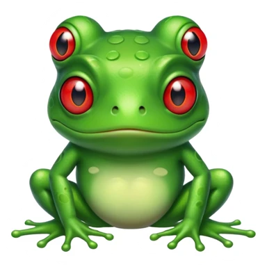 Cool frog guy doing drugs sticker