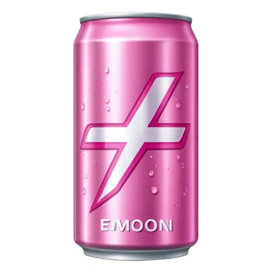 Pink energy drink sticker