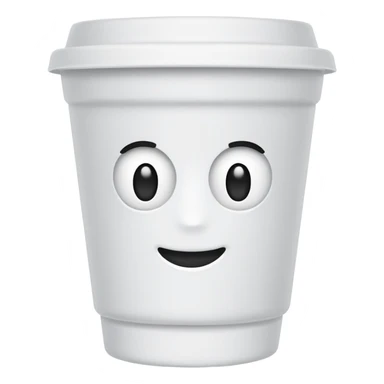 styrofoam cup no lid double cup sticker