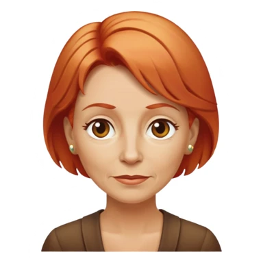 old mom one blonde, one red hair  and copper hair  sticker