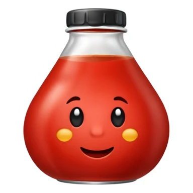 en ketchup som är kär sticker