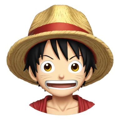 Monkey.D.Luffy con cicatriz sticker