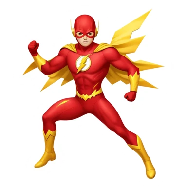 classic Flash superhero sticker