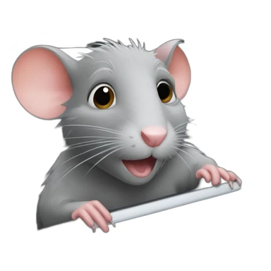 rat in car sticker